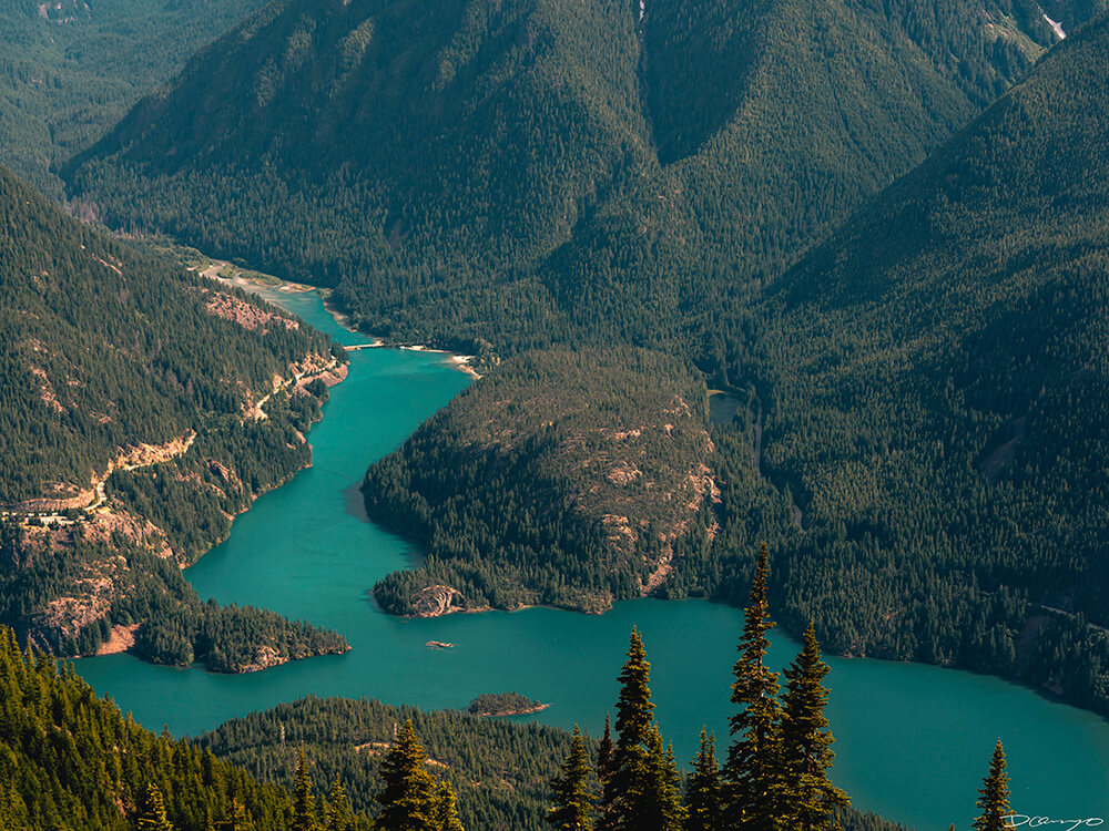 Landscape and portrait photos from a July 2020 trip to the North Cascades. Sourdough Mountain, Diablo Lake, Ross Lake and more.